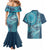 Personalized South Africa Whale Fes Couples Matching Mermaid Dress and Hawaiian Shirt African Shwe Shwe Pattern - Wonder Print Shop
