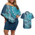 Personalized South Africa Whale Fes Couples Matching Off Shoulder Short Dress and Hawaiian Shirt African Shwe Shwe Pattern - Wonder Print Shop