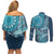 Personalized South Africa Whale Fes Couples Matching Off Shoulder Short Dress and Long Sleeve Button Shirt African Shwe Shwe Pattern - Wonder Print Shop
