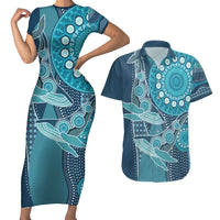 Personalized South Africa Whale Fes Couples Matching Short Sleeve Bodycon Dress and Hawaiian Shirt African Shwe Shwe Pattern - Wonder Print Shop