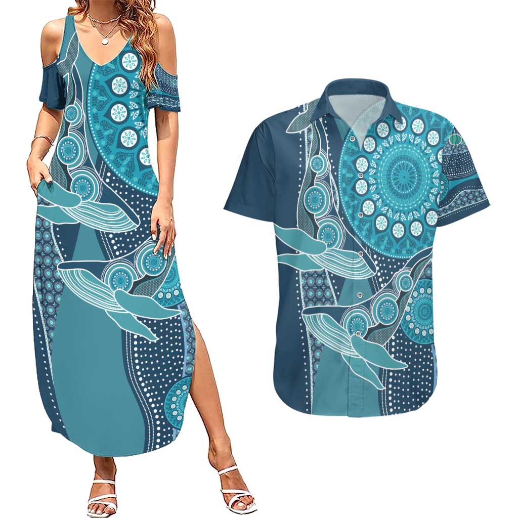 Personalized South Africa Whale Fes Couples Matching Summer Maxi Dress and Hawaiian Shirt African Shwe Shwe Pattern - Wonder Print Shop