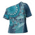 Personalized South Africa Whale Fes Cross Shoulder Shirt African Shwe Shwe Pattern - Wonder Print Shop
