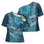 Personalized South Africa Whale Fes Cross Shoulder Shirt African Shwe Shwe Pattern - Wonder Print Shop