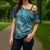 Personalized South Africa Whale Fes Cross Shoulder Shirt African Shwe Shwe Pattern - Wonder Print Shop