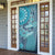 South Africa Whale Fes Door Cover African Shwe Shwe Pattern - Wonder Print Shop