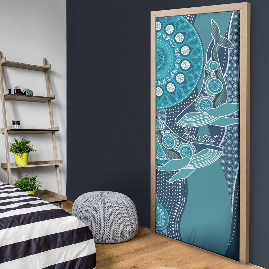 South Africa Whale Fes Door Cover African Shwe Shwe Pattern - Wonder Print Shop