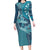 Personalized South Africa Whale Fes Family Matching Long Sleeve Bodycon Dress and Hawaiian Shirt African Shwe Shwe Pattern - Wonder Print Shop