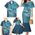 Personalized South Africa Whale Fes Family Matching Mermaid Dress and Hawaiian Shirt African Shwe Shwe Pattern - Wonder Print Shop