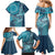 Personalized South Africa Whale Fes Family Matching Mermaid Dress and Hawaiian Shirt African Shwe Shwe Pattern - Wonder Print Shop