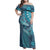 Personalized South Africa Whale Fes Family Matching Off Shoulder Maxi Dress and Hawaiian Shirt African Shwe Shwe Pattern - Wonder Print Shop