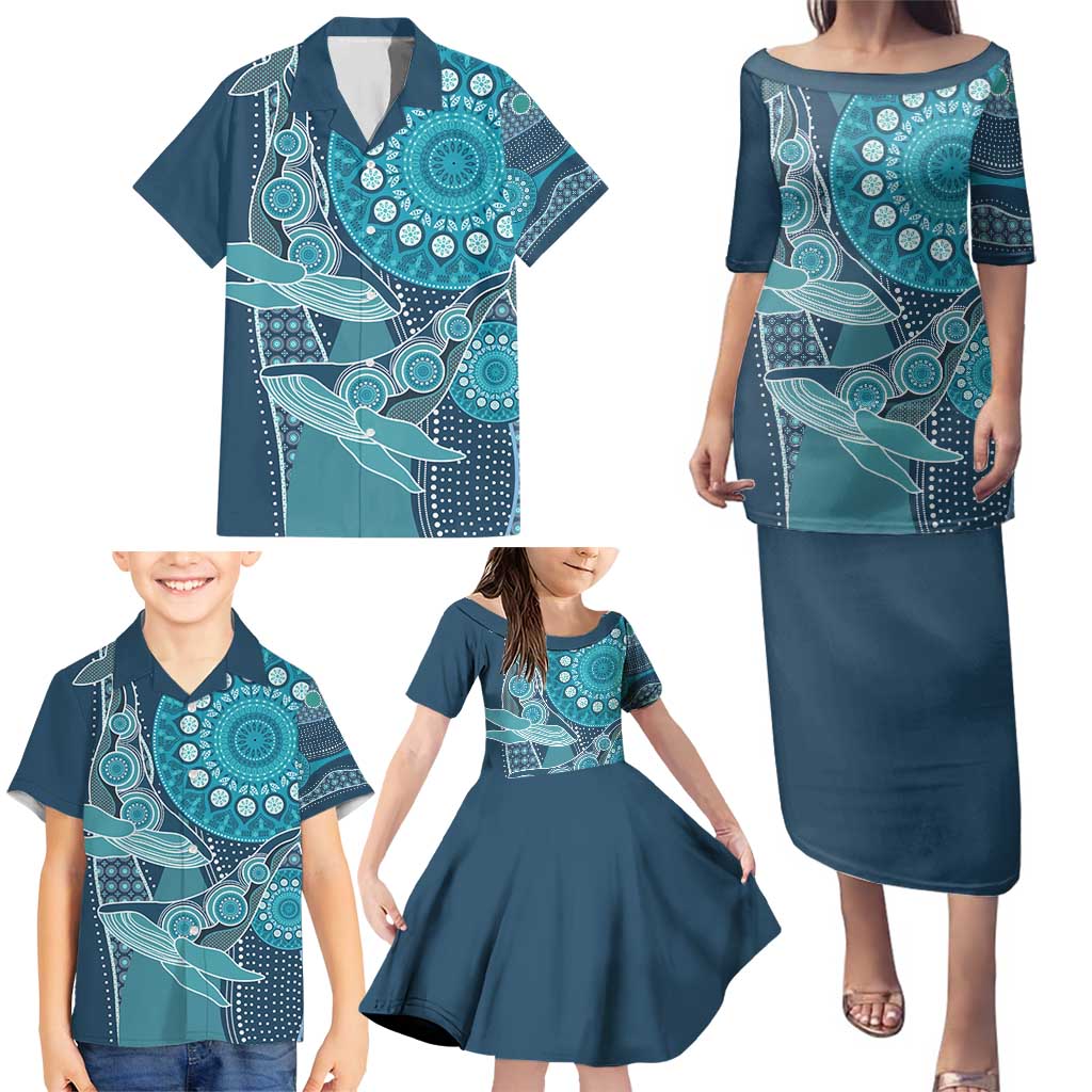 Personalized South Africa Whale Fes Family Matching Puletasi and Hawaiian Shirt African Shwe Shwe Pattern - Wonder Print Shop