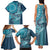 Personalized South Africa Whale Fes Family Matching Tank Maxi Dress and Hawaiian Shirt African Shwe Shwe Pattern - Wonder Print Shop