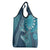 South Africa Whale Fes Grocery Bag African Shwe Shwe Pattern - Wonder Print Shop