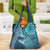 South Africa Whale Fes Grocery Bag African Shwe Shwe Pattern - Wonder Print Shop