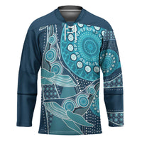 Personalized South Africa Whale Fes Hockey Jersey African Shwe Shwe Pattern - Wonder Print Shop