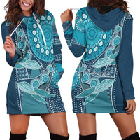 Personalized South Africa Whale Fes Hoodie Dress African Shwe Shwe Pattern - Wonder Print Shop