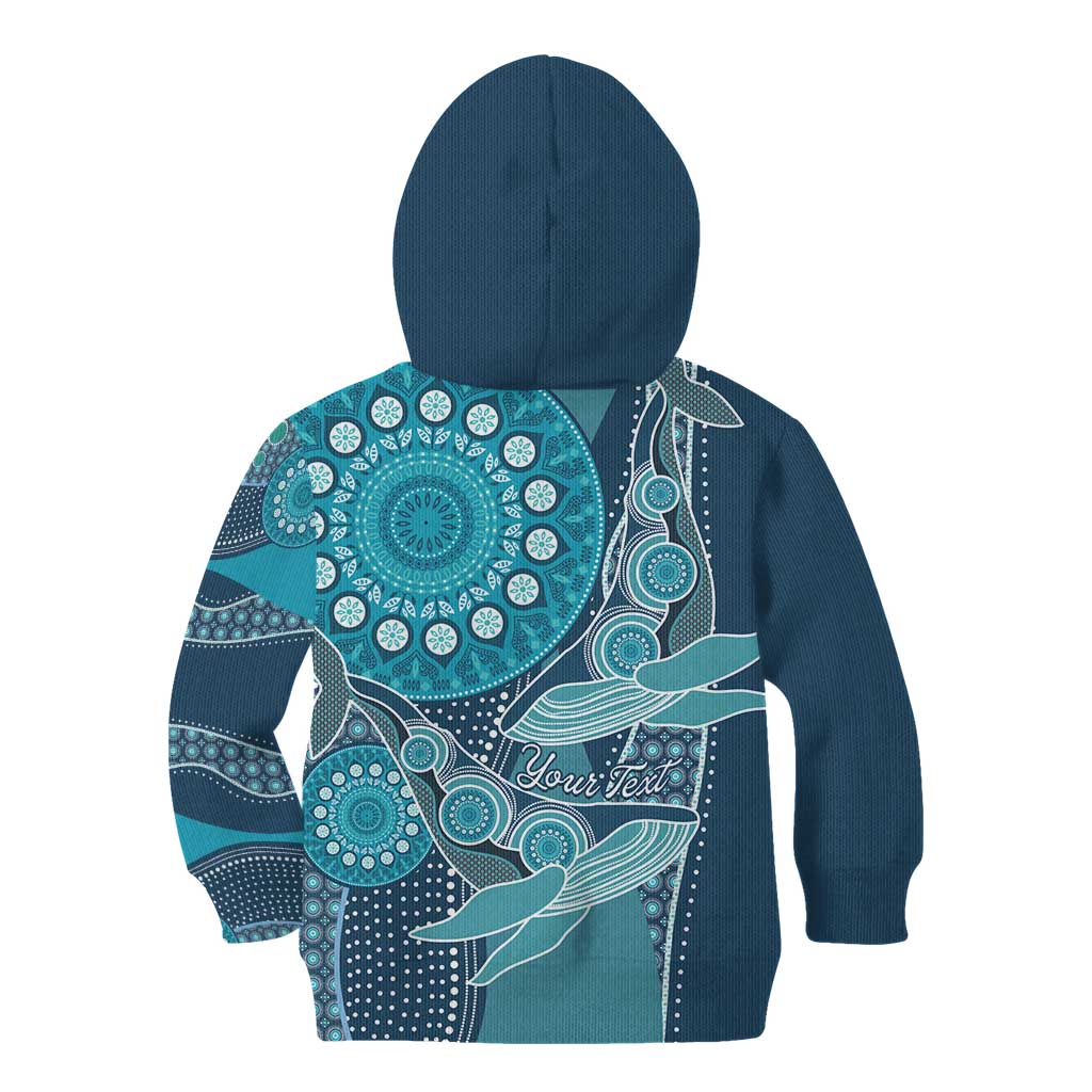 Personalized South Africa Whale Fes Kid Hoodie African Shwe Shwe Pattern - Wonder Print Shop