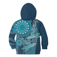 Personalized South Africa Whale Fes Kid Hoodie African Shwe Shwe Pattern - Wonder Print Shop