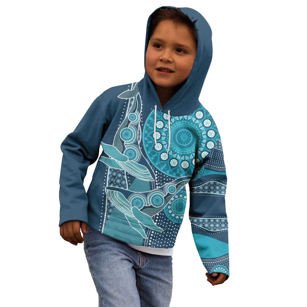 Personalized South Africa Whale Fes Kid Hoodie African Shwe Shwe Pattern - Wonder Print Shop