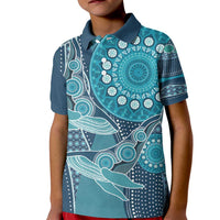Personalized South Africa Whale Fes Kid Polo Shirt African Shwe Shwe Pattern - Wonder Print Shop