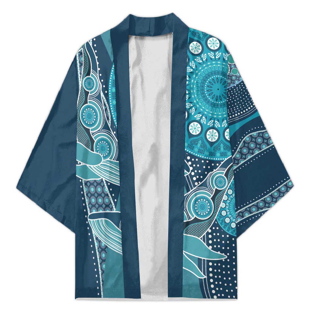 Personalized South Africa Whale Fes Kimono African Shwe Shwe Pattern - Wonder Print Shop