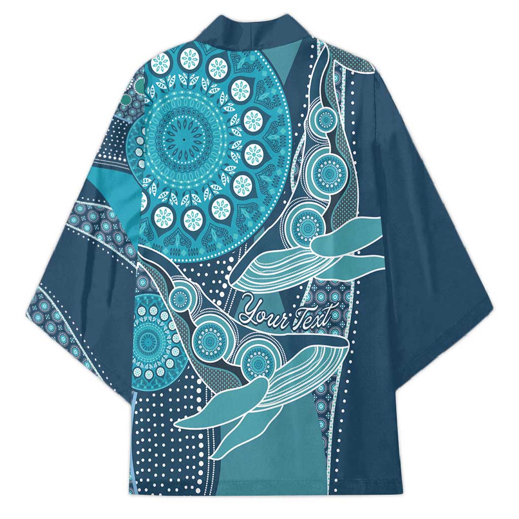 Personalized South Africa Whale Fes Kimono African Shwe Shwe Pattern - Wonder Print Shop