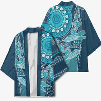 Personalized South Africa Whale Fes Kimono African Shwe Shwe Pattern - Wonder Print Shop