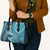 South Africa Whale Fes Leather Bag African Shwe Shwe Pattern - Wonder Print Shop