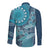 Personalized South Africa Whale Fes Long Sleeve Button Shirt African Shwe Shwe Pattern - Wonder Print Shop