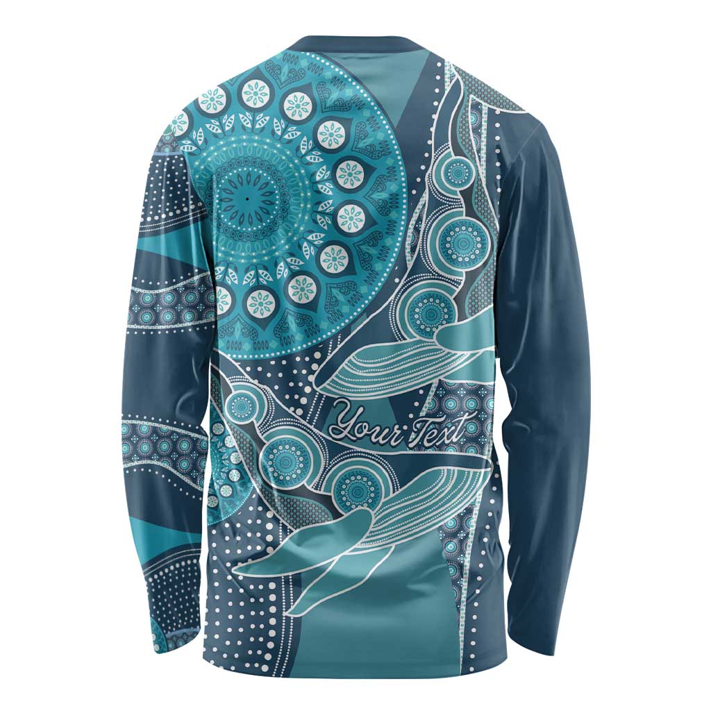 Personalized South Africa Whale Fes Long Sleeve Shirt African Shwe Shwe Pattern - Wonder Print Shop