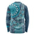Personalized South Africa Whale Fes Long Sleeve Shirt African Shwe Shwe Pattern - Wonder Print Shop