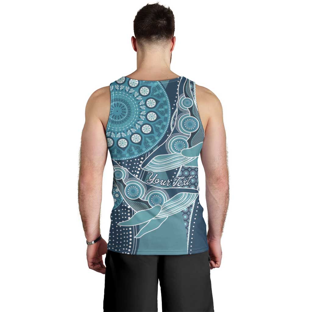 Personalized South Africa Whale Fes Men Tank Top African Shwe Shwe Pattern - Wonder Print Shop