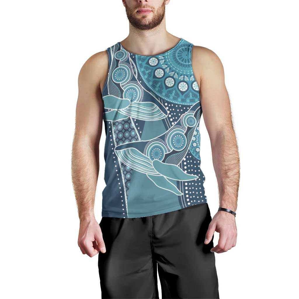 Personalized South Africa Whale Fes Men Tank Top African Shwe Shwe Pattern - Wonder Print Shop