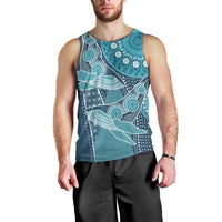 Personalized South Africa Whale Fes Men Tank Top African Shwe Shwe Pattern - Wonder Print Shop