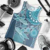 Personalized South Africa Whale Fes Men Tank Top African Shwe Shwe Pattern - Wonder Print Shop