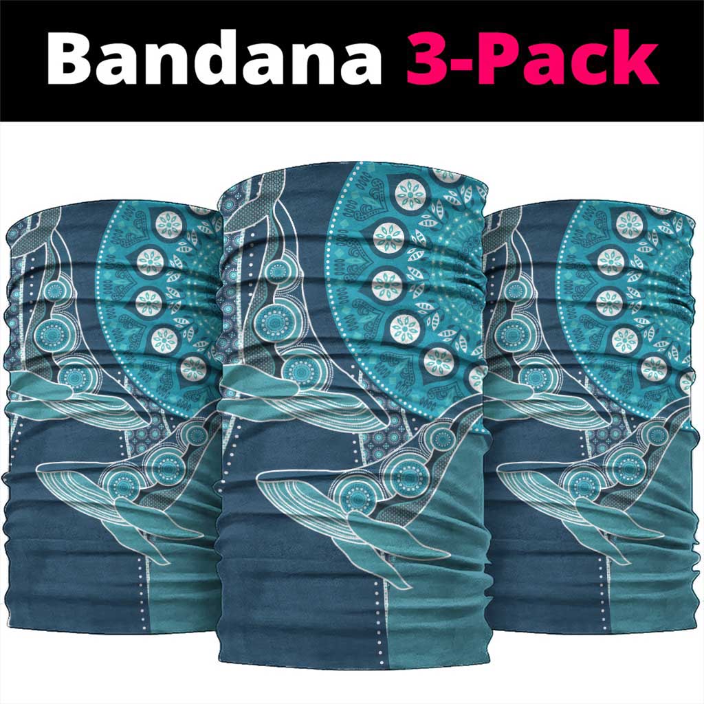 South Africa Whale Fes Neck Gaiter African Shwe Shwe Pattern LT15