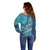 Personalized South Africa Whale Fes Off Shoulder Sweater African Shwe Shwe Pattern - Wonder Print Shop