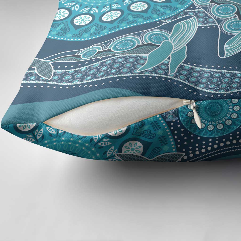 South Africa Whale Fes Pillow Cover African Shwe Shwe Pattern - Wonder Print Shop