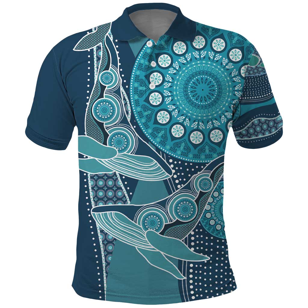 Personalized South Africa Whale Fes Polo Shirt African Shwe Shwe Pattern - Wonder Print Shop