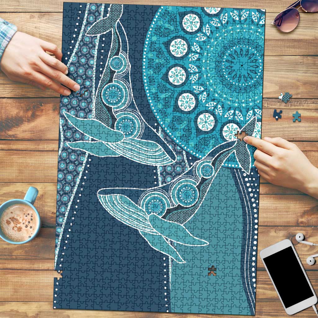 South Africa Whale Fes Puzzle African Shwe Shwe Pattern - Wonder Print Shop