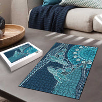 South Africa Whale Fes Puzzle African Shwe Shwe Pattern - Wonder Print Shop
