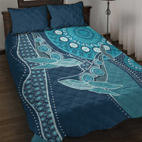 South Africa Whale Fes Quilt Bed Set African Shwe Shwe Pattern - Wonder Print Shop