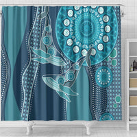 South Africa Whale Fes Shower Curtain African Shwe Shwe Pattern - Wonder Print Shop