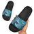 South Africa Whale Fes Slide Sandals African Shwe Shwe Pattern - Wonder Print Shop