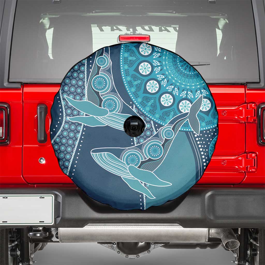 South Africa Whale Fes Spare Tire Cover African Shwe Shwe Pattern - Wonder Print Shop