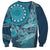 Personalized South Africa Whale Fes Sweatshirt African Shwe Shwe Pattern - Wonder Print Shop