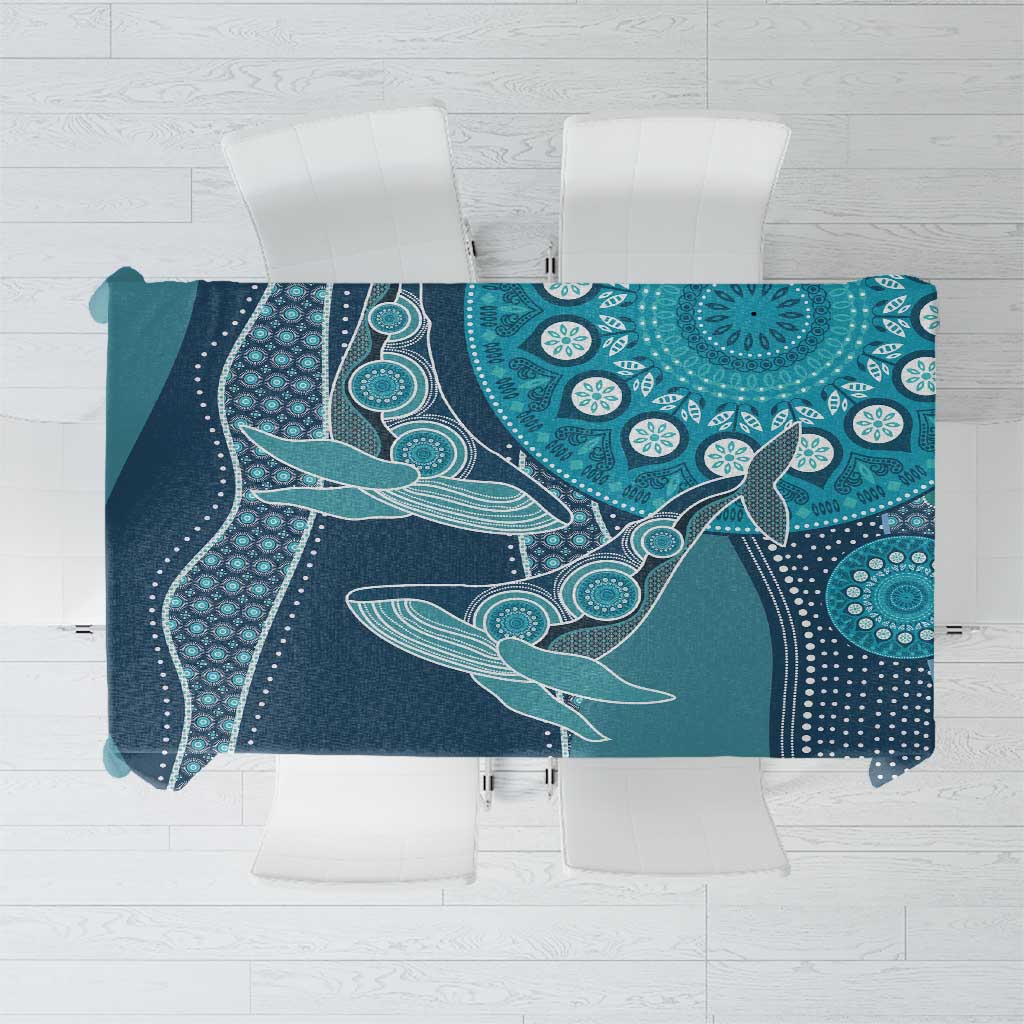 South Africa Whale Fes Tablecloth African Shwe Shwe Pattern - Wonder Print Shop