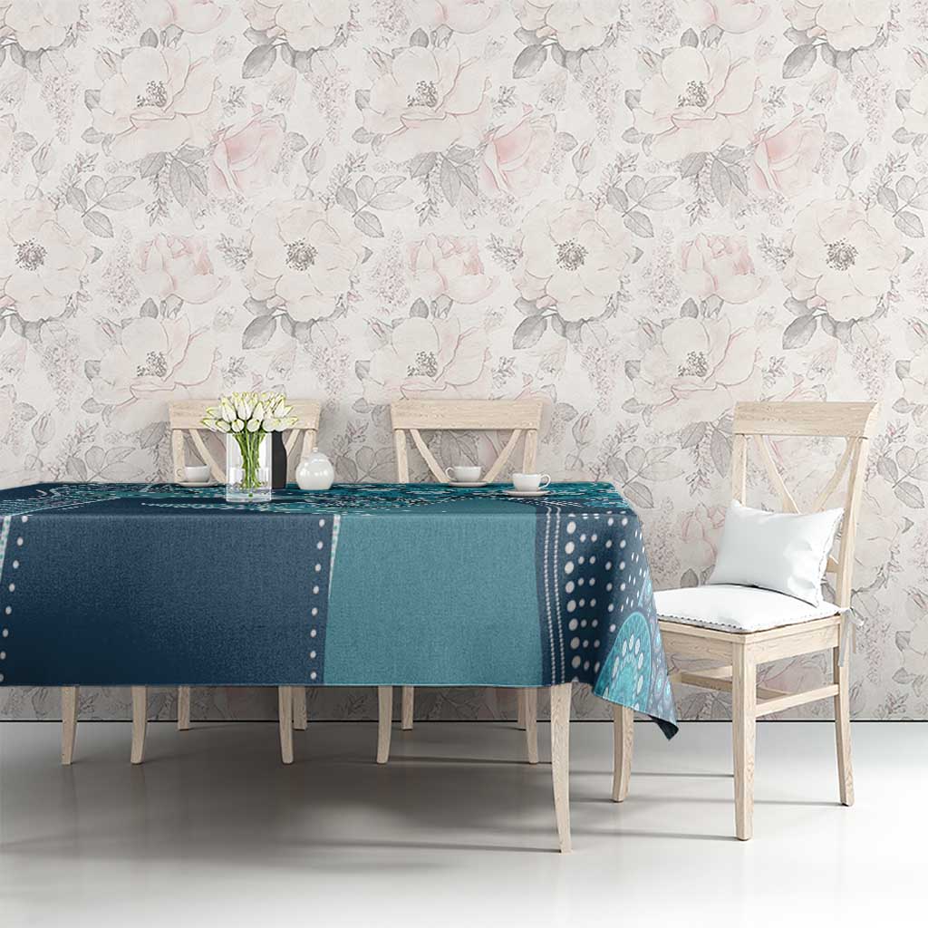 South Africa Whale Fes Tablecloth African Shwe Shwe Pattern - Wonder Print Shop