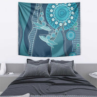 South Africa Whale Fes Tapestry African Shwe Shwe Pattern - Wonder Print Shop