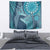South Africa Whale Fes Tapestry African Shwe Shwe Pattern - Wonder Print Shop